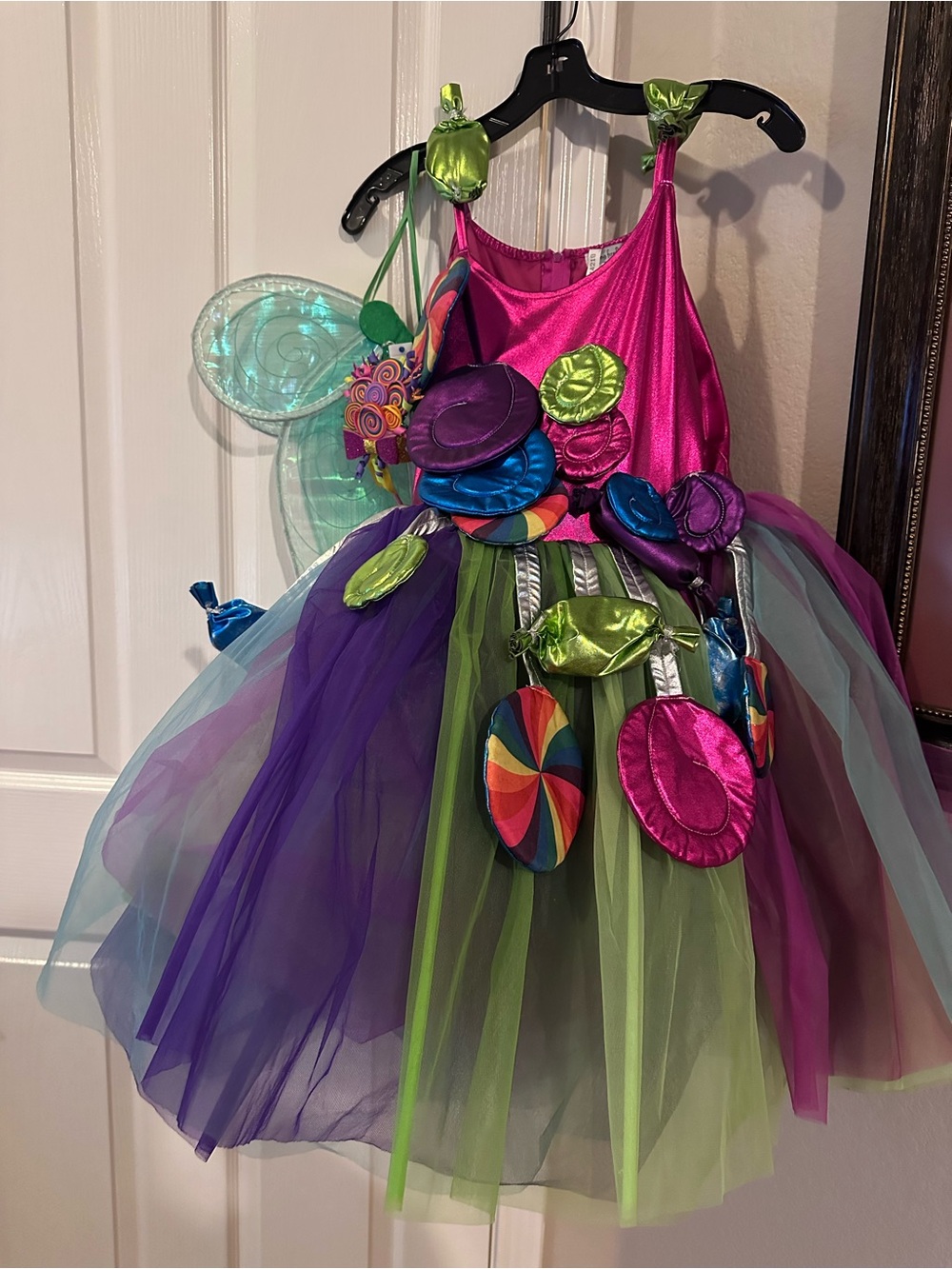 Chase Fireflies Kids Candy Fairy Costume Dress - Multicolor